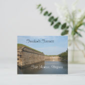 Festung der Freiheit Postkarte (Stehend Vorderseite)