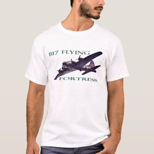Festung des Fliegen-B17 T-Shirt (Vorderseite)
