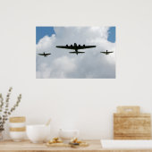 Festung des Fliegen-B-17 Poster (Küche)