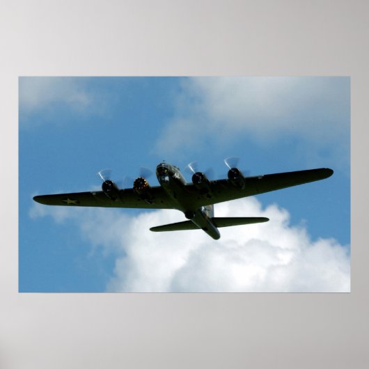 Festung des Fliegen-B-17 Poster (Vorne)