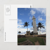 Festung des Leuchtturms Postkarte (Vorne/Hinten)