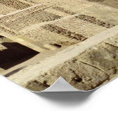 Festung, gebaut von Baldwin I Poster (Ecke)