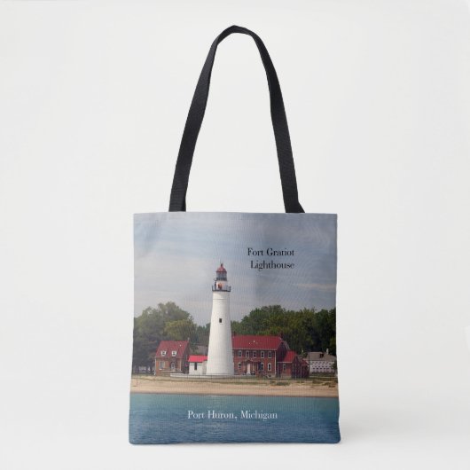Festung Gratiot Leuchtturm überall Tasche (Vorderseite)