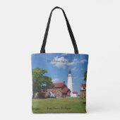 Festung Gratiot Leuchtturm überall Tasche (Rückseite)