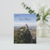 Festung Guaita San Marino Postkarte (Stehend Vorderseite)