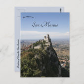 Festung Guaita San Marino Postkarte (Vorne/Hinten)