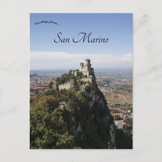 Festung Guaita San Marino Postkarte (Vorderseite)