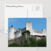 Festung Hohensalzburg, Österreich Postkarte (Vorne/Hinten)