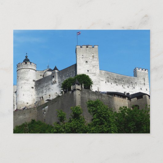 Festung Hohensalzburg, Österreich Postkarte (Vorderseite)