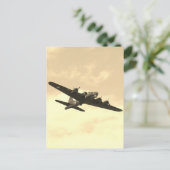 Festung im Flug Postkarte (Stehend Vorderseite)