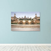 Festung Montjuc Leinwanddruck (Insitu (Holzboden))