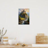 Festung Stone Mittelalterliche Poster (Küche)