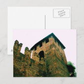 Festung Tower in Verona, Italien Postkarte (Vorne/Hinten)