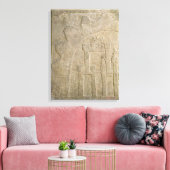 Festung unter Belagerung, aus Nimrud, Irak Leinwanddruck (Insitu (Wohnzimmer))