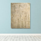 Festung unter Belagerung, aus Nimrud, Irak Leinwanddruck (Insitu (Holzboden))