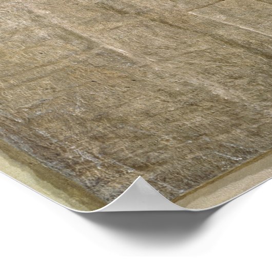 Festung unter Belagerung, aus Nimrud, Irak Poster (Ecke)