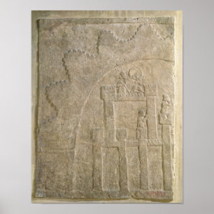 Festung unter Belagerung, aus Nimrud, Irak Poster