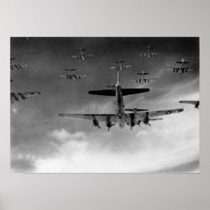 Festungen des Fliegen-B-17 Poster