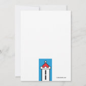 Festungs-Geburtstags-Party Einladung (Rückseite)