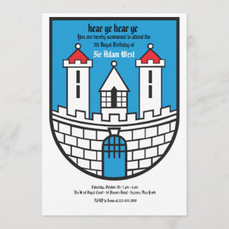 Festungs-Geburtstags-Party Einladung