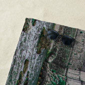 Festungsmauern, Felsküste und Meer in Kroatien Strandtuch (Beispiel)