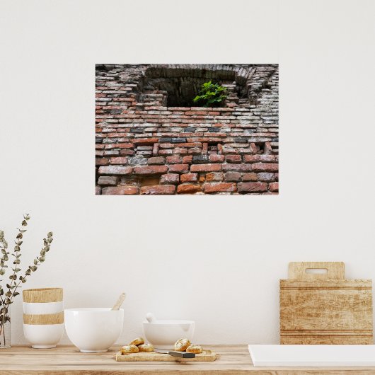 Festungswand Poster (Küche)