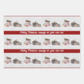 Festwagen und Camper Weihnachten fügen Sie Ihren T Geschenkpapier Set (Vorderseite 2)