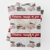 Festwagen und Camper Weihnachten fügen Sie Ihren T Geschenkpapier Set (Beispiel)