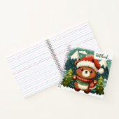 Festwald - Der Weihnachtsbär unter den Weihnachtsk Notizblock (Innenseite)