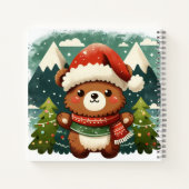Festwald - Der Weihnachtsbär unter den Weihnachtsk Notizblock (Rückseite)