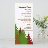 Festwald, Restaurant Slimline Menükarte (Stehend Vorderseite)