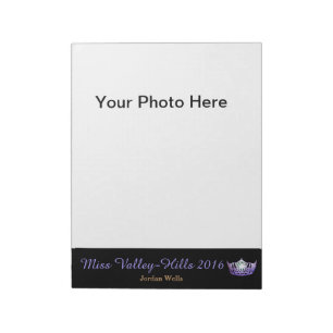Festzug-Foto-Autogramms-Auflage Art Fräuleins Notizblock