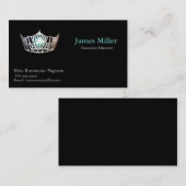 Festzug-Geschäfts-Karte Fräulein-Amerika Visitenkarte (Vorne/Hinten)