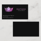 Festzug-Geschäfts-Karten Fräulein-Amerika Visitenkarte (Vorne/Hinten)