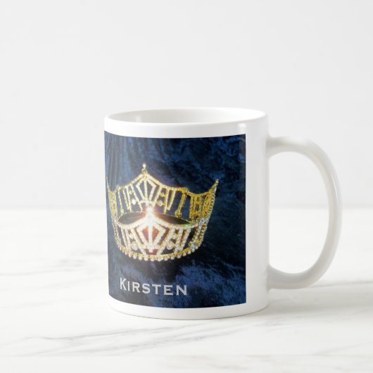 Festzug-Goldkronen-Name-Tasse Kaffeetasse (Rechts)