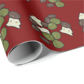 Feta Cheese and Olives Geschenkpapier (Rolleneckpunkt)