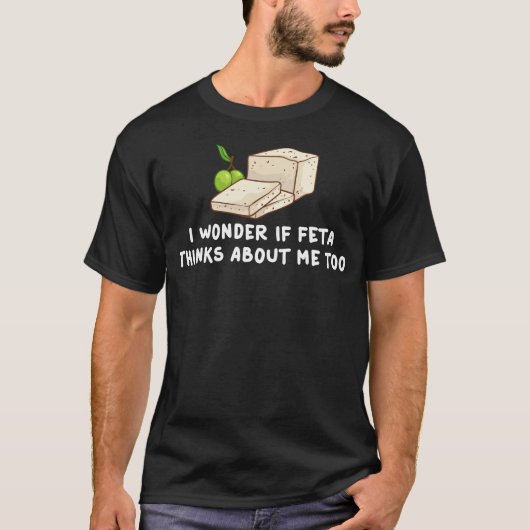 Feta Käse Geschenk Griechen Griechenland Griechisc T-Shirt (Vorderseite)