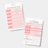 Fetal Monitoring Nurse Reference Badge Ausweis (Vorder- & Rückseite)