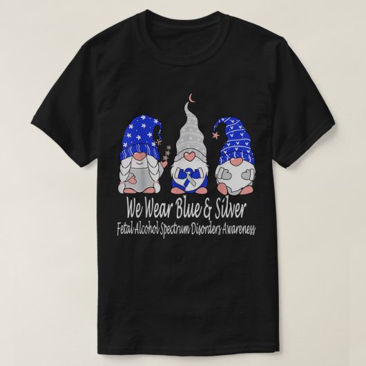 Fetale Alkoholspektrumstörungen FASD Bewusstsein  T-Shirt (Design vorne)