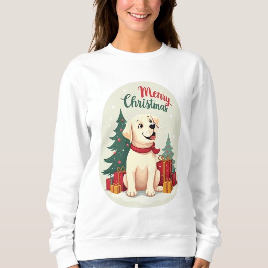 Fetching the Holidays Sweatshirt (Vorderseite)