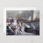 Fete am Schloss von Versailles Postkarte (Vorne/Hinten)