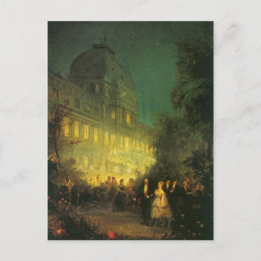 Fete auf den Tuilerien Postkarte (Vorderseite)