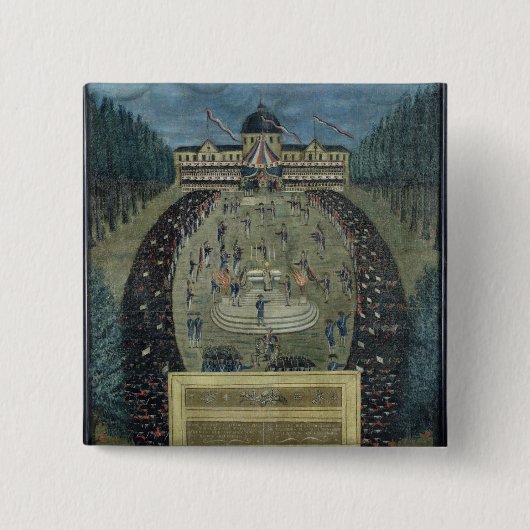 Fete de la Federation, am 14. Juli 1790 Button (Vorderseite)