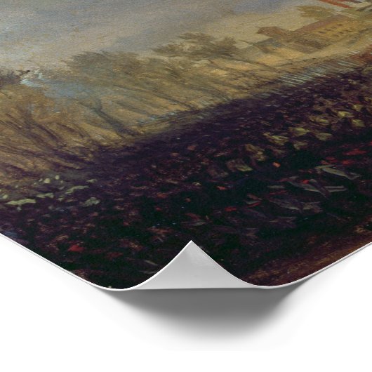 Fete de la Fraternite am Arc de Triomphe Poster (Ecke)