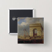 Fete de la Fraternite beim Arc de Triomphe Button (Vorne & Hinten)