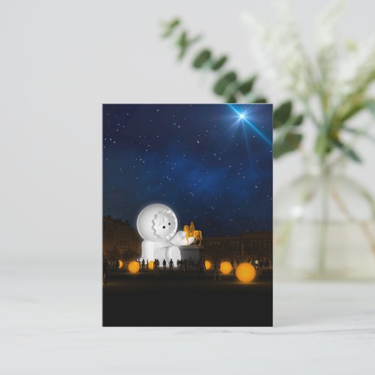 Fête des Lumières - Les Anooki 2018 - Lyon Postkarte (Stehend Vorderseite)