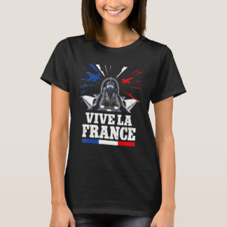 Fête Nationale France Aviation Patrouille Françai T-Shirt