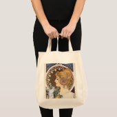 Fether by Alphonse Mucha - Vintager Jugendstil Tragetasche (Vorderseite (Produkt))