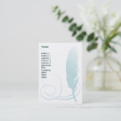 Fether - Chubby Visitenkarte (Stehend Vorderseite)