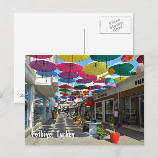 Fethiye, Türkei Postkarte (Vorne/Hinten)